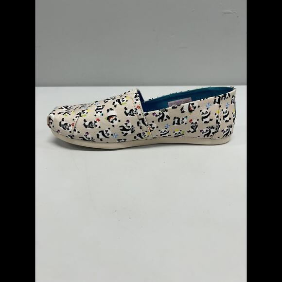 TOMS Panda Print Slip-On Shoes - Picture 2 of 9